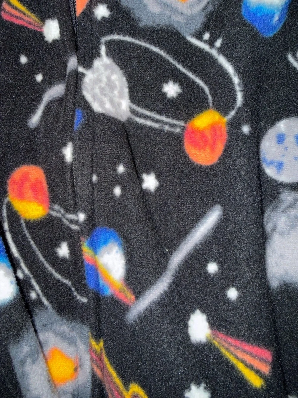 Two-Pack Footed One-Pieces - Navy Animal & Black Space Prints - Baby Boy